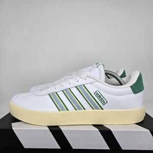 New adidas VL Court 3.0 'White Semi Court Green' Women's Shoes Size 9
